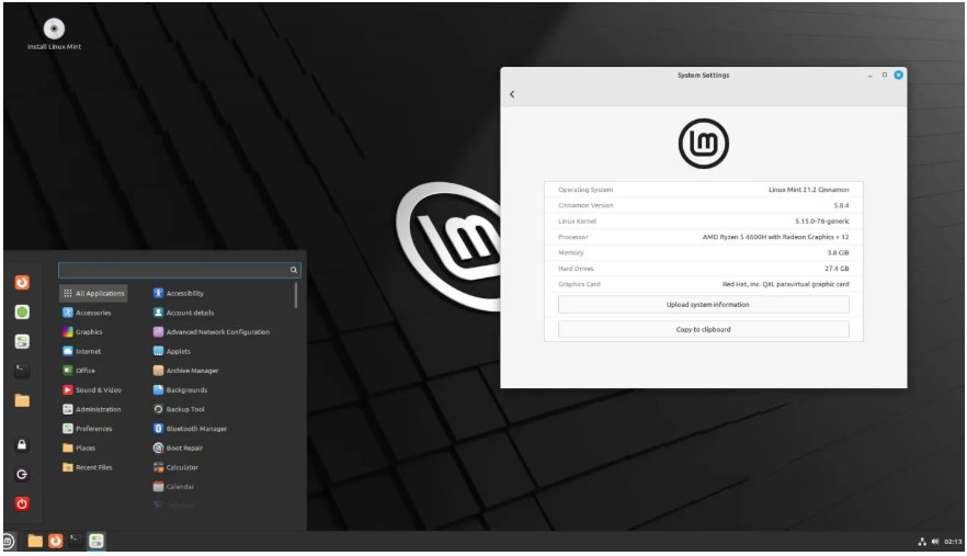 Linux Mint 21.2稳定版发布 新特性介绍